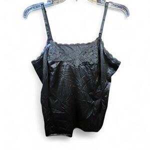 Vanity Fair Black Lace Camisole